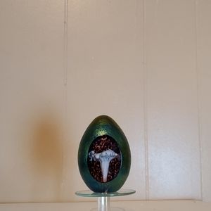 Roger Vines Mt. St Helen Ash Iridescent Art Glass